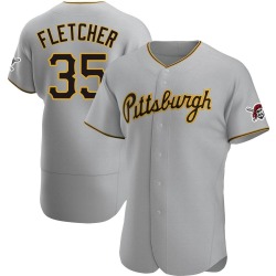 Aaron Fletcher Pittsburgh Pirates Men's Authentic Road Jersey - Gray