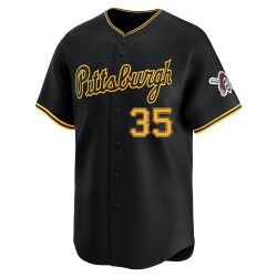 Aaron Fletcher Pittsburgh Pirates Men's Limited Alternate Jersey - Black