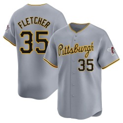 Aaron Fletcher Pittsburgh Pirates Men's Limited Away Jersey - Gray