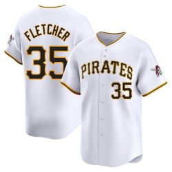 Aaron Fletcher Pittsburgh Pirates Men's Limited Home Jersey - White