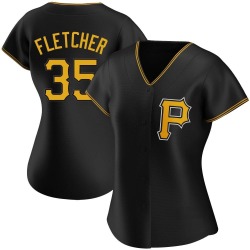 Aaron Fletcher Pittsburgh Pirates Women's Authentic Alternate Jersey - Black