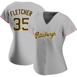 Aaron Fletcher Pittsburgh Pirates Women's Authentic Road Jersey - Gray