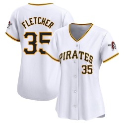 Aaron Fletcher Pittsburgh Pirates Women's Limited Home Jersey - White