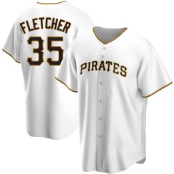 Aaron Fletcher Pittsburgh Pirates Youth Replica Home Jersey - White