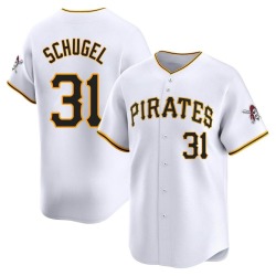 A.J. Schugel Pittsburgh Pirates Youth Limited Home Jersey - White