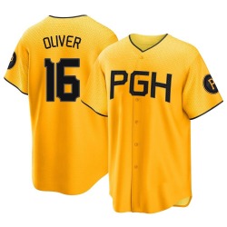 Al Oliver Pittsburgh Pirates Men's Replica 2023 City Connect Jersey - Gold