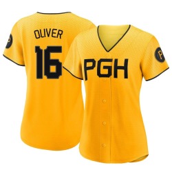 Al Oliver Pittsburgh Pirates Women's Authentic 2023 City Connect Jersey - Gold