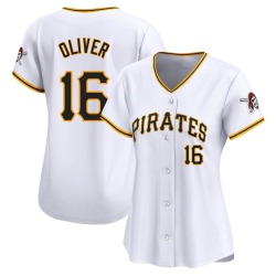 Al Oliver Pittsburgh Pirates Women's Limited Home Jersey - White