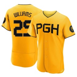 Alika Williams Pittsburgh Pirates Men's Authentic 2023 City Connect Jersey - Gold