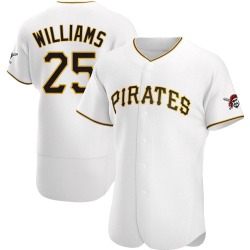 Alika Williams Pittsburgh Pirates Men's Authentic Home Jersey - White