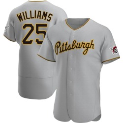 Alika Williams Pittsburgh Pirates Men's Authentic Road Jersey - Gray