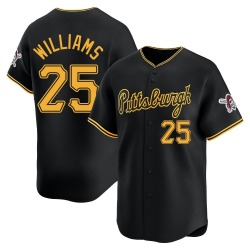 Alika Williams Pittsburgh Pirates Men's Limited Alternate Jersey - Black