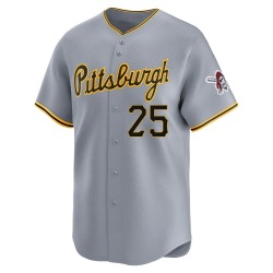 Alika Williams Pittsburgh Pirates Men's Limited Away Jersey - Gray