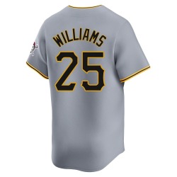 Alika Williams Pittsburgh Pirates Men's Limited Away Jersey - Gray