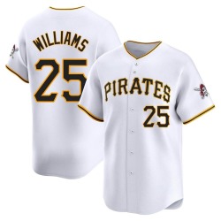 Alika Williams Pittsburgh Pirates Men's Limited Home Jersey - White