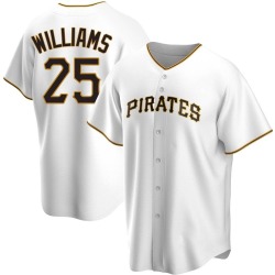 Alika Williams Pittsburgh Pirates Men's Replica Home Jersey - White