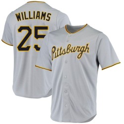 Alika Williams Pittsburgh Pirates Men's Replica Road Jersey - Gray