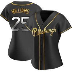 Alika Williams Pittsburgh Pirates Women's Replica Alternate Jersey - Black Golden