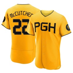 Andrew McCutchen Pittsburgh Pirates Men's Authentic 2023 City Connect Jersey - Gold