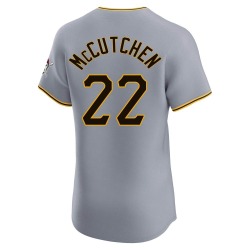 Andrew McCutchen Pittsburgh Pirates Men's Elite Road Jersey - Gray