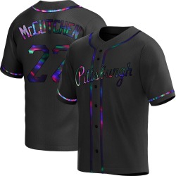 Andrew McCutchen Pittsburgh Pirates Men's Replica Alternate Jersey - Black Holographic