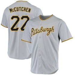 Andrew McCutchen Pittsburgh Pirates Men's Replica Road Jersey - Gray