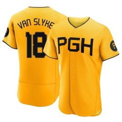 Andy Van Slyke Pittsburgh Pirates Men's Authentic 2023 City Connect Jersey - Gold