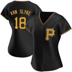 Andy Van Slyke Pittsburgh Pirates Women's Authentic Alternate Jersey - Black