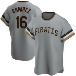 Aramis Ramirez Pittsburgh Pirates Men's Replica Road Cooperstown Collection Jersey - Gray