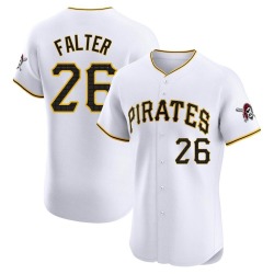 Bailey Falter Pittsburgh Pirates Men's Elite Home Jersey - White