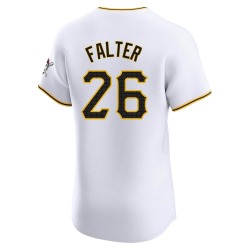 Bailey Falter Pittsburgh Pirates Men's Elite Home Jersey - White