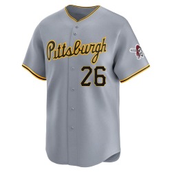 Bailey Falter Pittsburgh Pirates Men's Limited Away Jersey - Gray