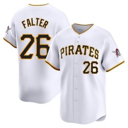 Bailey Falter Pittsburgh Pirates Men's Limited Home Jersey - White