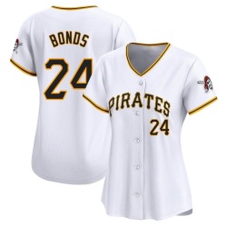 Barry Bonds Pittsburgh Pirates Women's Limited Home Jersey - White