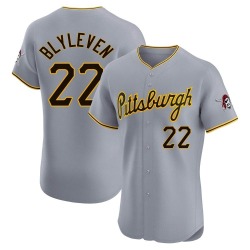 Bert Blyleven Pittsburgh Pirates Men's Elite Road Jersey - Gray