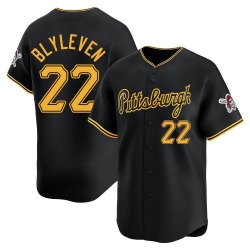 Bert Blyleven Pittsburgh Pirates Men's Limited Alternate Jersey - Black