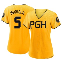 Bill Madlock Pittsburgh Pirates Women's Authentic 2023 City Connect Jersey - Gold