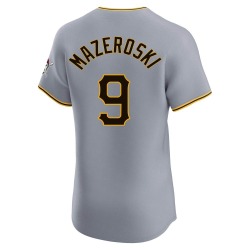 Bill Mazeroski Pittsburgh Pirates Men's Elite Road Jersey - Gray