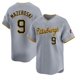 Bill Mazeroski Pittsburgh Pirates Men's Limited Away Jersey - Gray