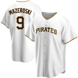 Bill Mazeroski Pittsburgh Pirates Men's Replica Home Jersey - White