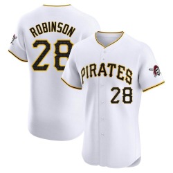 Bill Robinson Pittsburgh Pirates Men's Elite Home Jersey - White