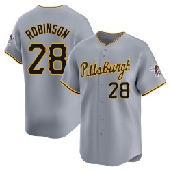 Bill Robinson Pittsburgh Pirates Men's Limited Away Jersey - Gray