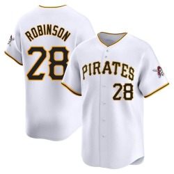 Bill Robinson Pittsburgh Pirates Men's Limited Home Jersey - White