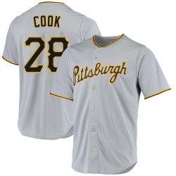 Billy Cook Pittsburgh Pirates Men's Replica Road Jersey - Gray