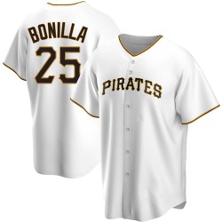 Bobby Bonilla Pittsburgh Pirates Men's Replica Home Jersey - White