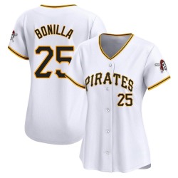 Bobby Bonilla Pittsburgh Pirates Women's Limited Home Jersey - White