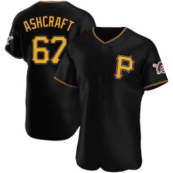 Braxton Ashcraft Pittsburgh Pirates Men's Authentic Alternate Jersey - Black