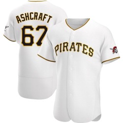 Braxton Ashcraft Pittsburgh Pirates Men's Authentic Home Jersey - White