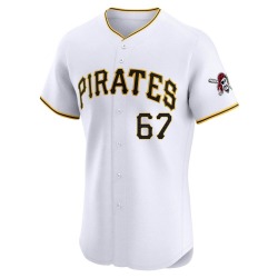 Braxton Ashcraft Pittsburgh Pirates Men's Elite Home Jersey - White