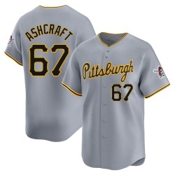 Braxton Ashcraft Pittsburgh Pirates Men's Limited Away Jersey - Gray